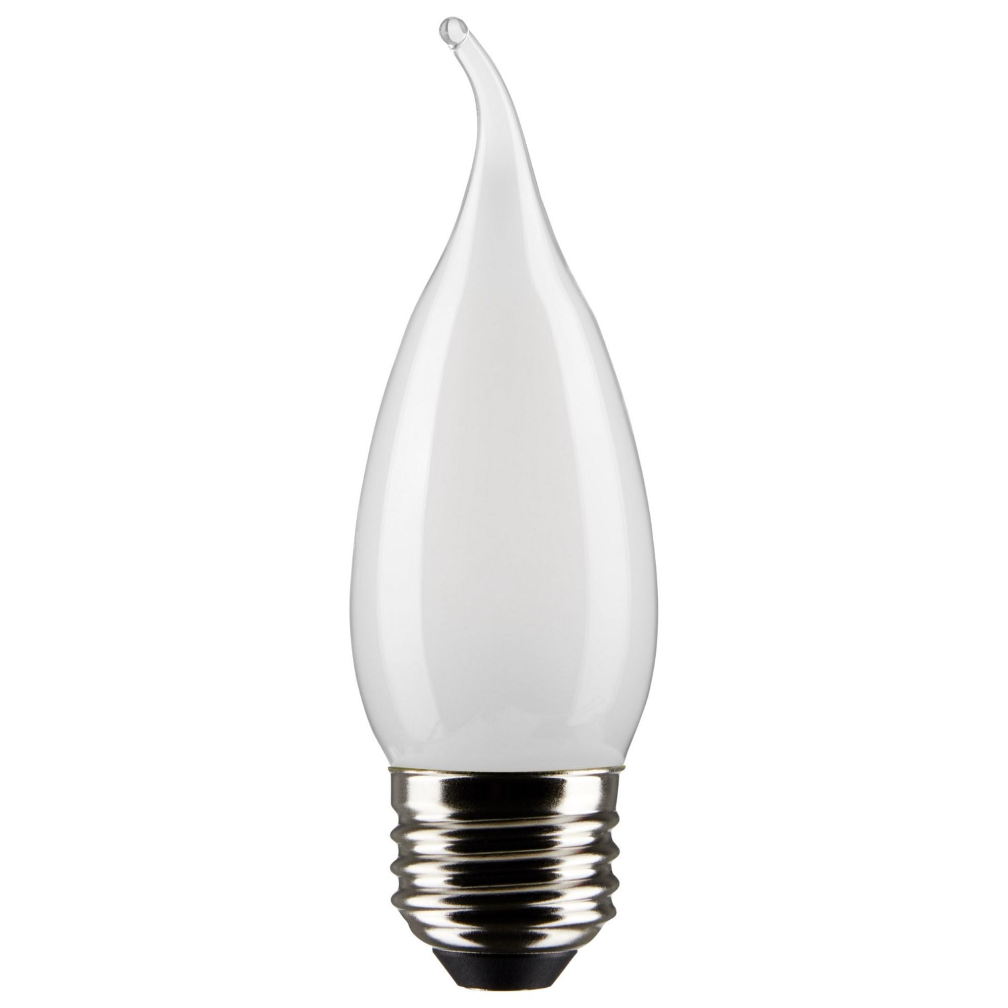 CA10 LED Bulb, 6W, 500lm, 5000K, 60W Equal, E26 Medium Base, Frosted, Pack of 2 - Bees Lighting