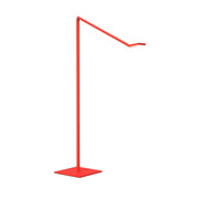 Focaccia Matte Fire Red Transitional LED Floor Lamp with USB Port - Bees Lighting