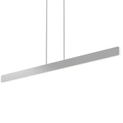 Sub 48 in. LED Pendant Light Single Silver Finish - Bees Lighting