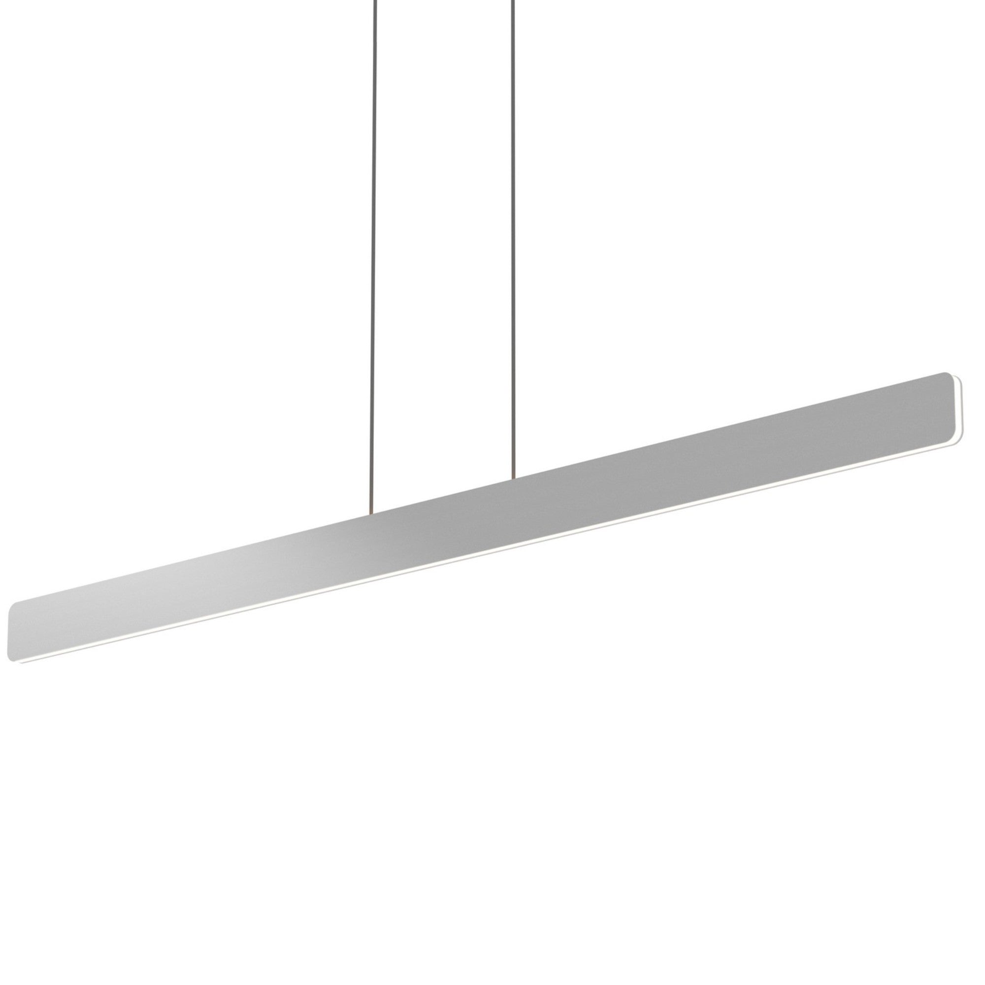 Sub 48 in. LED Pendant Light Single Silver Finish - Bees Lighting