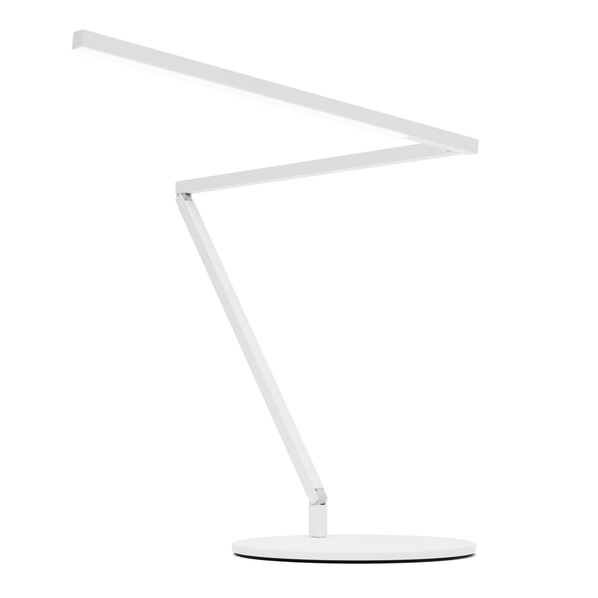 Z-Bar Gen 4 Matte White Modern Daylight LED Desk Lamp - Bees Lighting