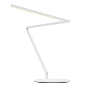 Z-Bar Gen 4 Matte White Modern Neutral White LED Desk Lamp - Bees Lighting