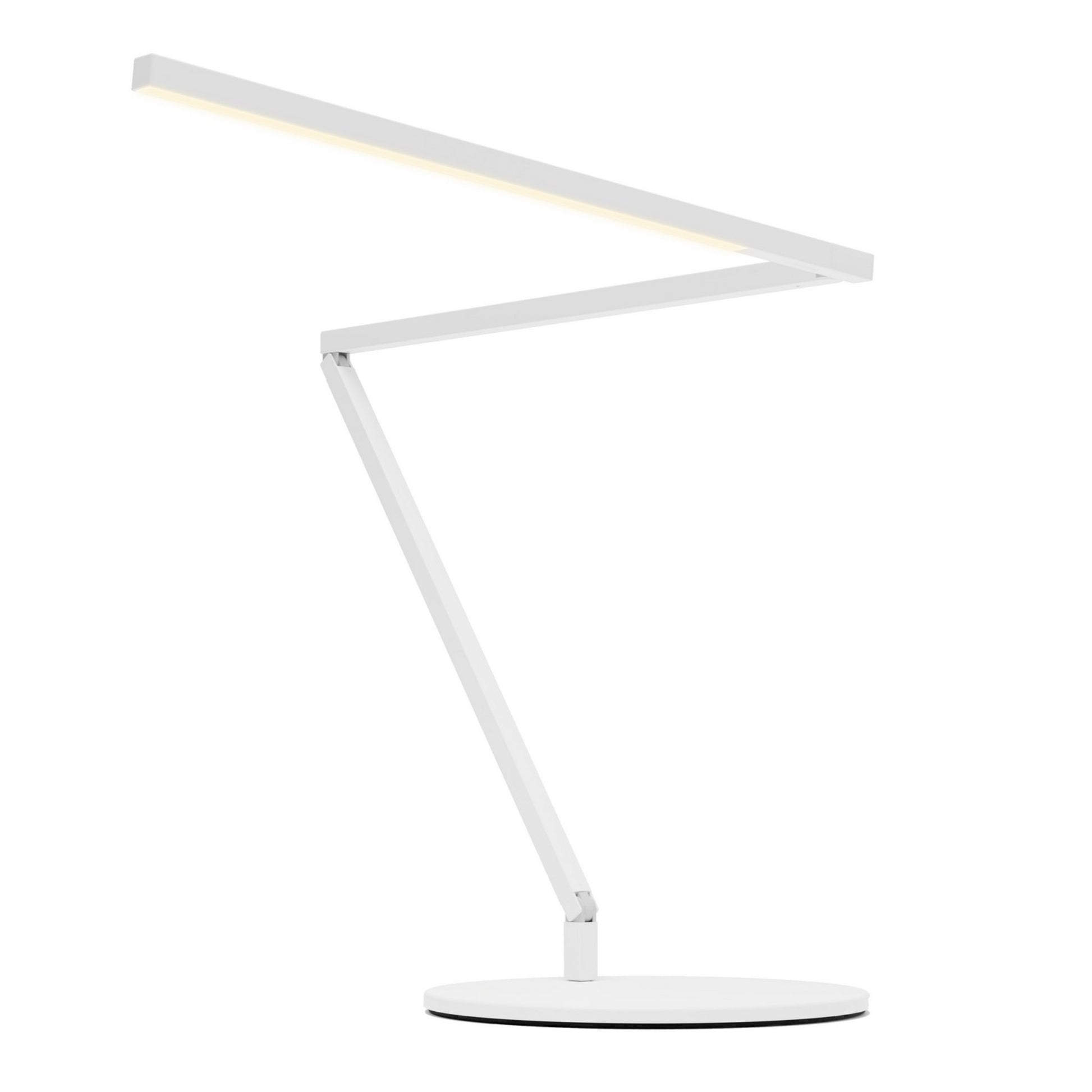 Z-Bar Gen 4 Matte White Modern Neutral White LED Desk Lamp - Bees Lighting