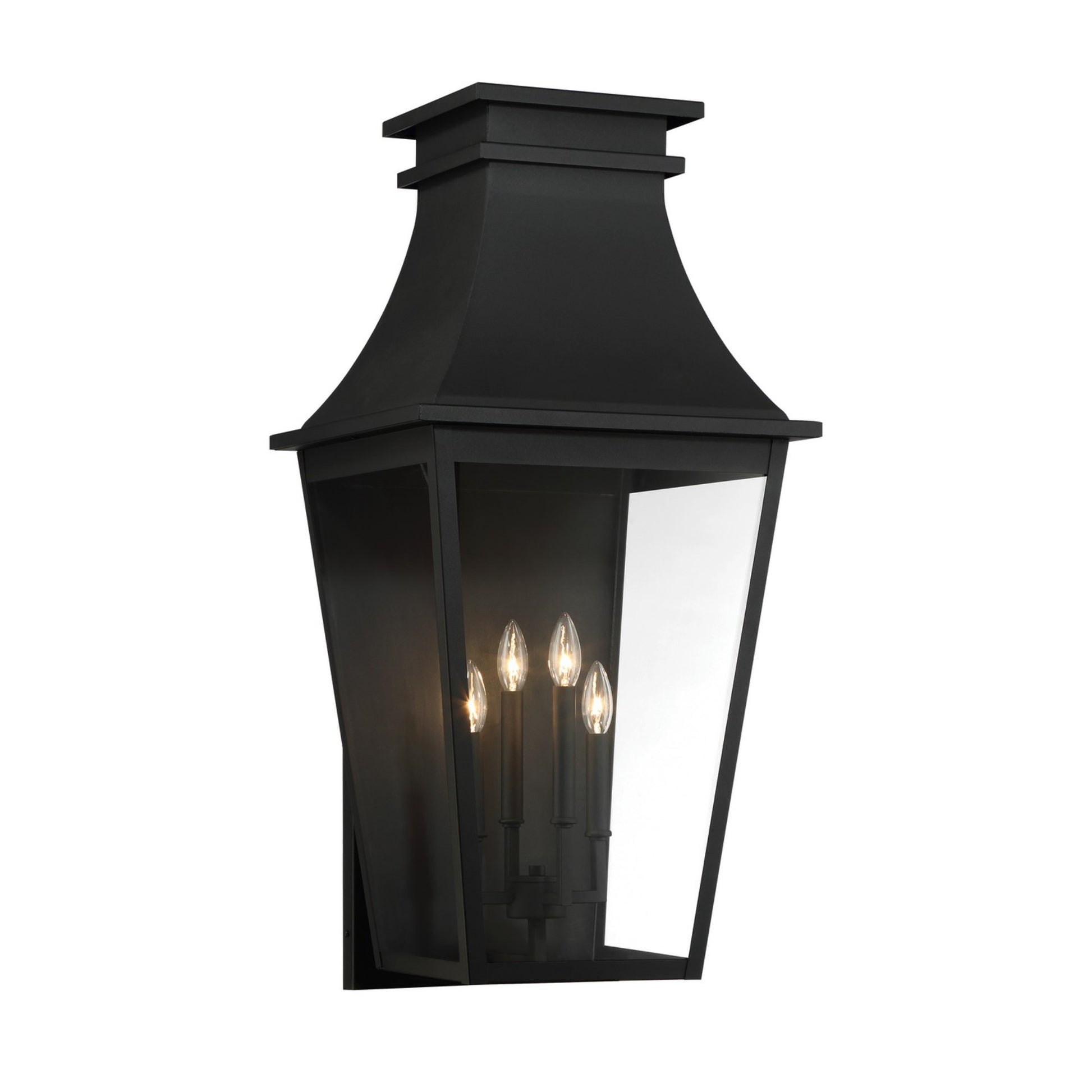 Gloucester 36" 4-Light Outdoor Wall Sconce, Sand Coal Finish - Bees Lighting