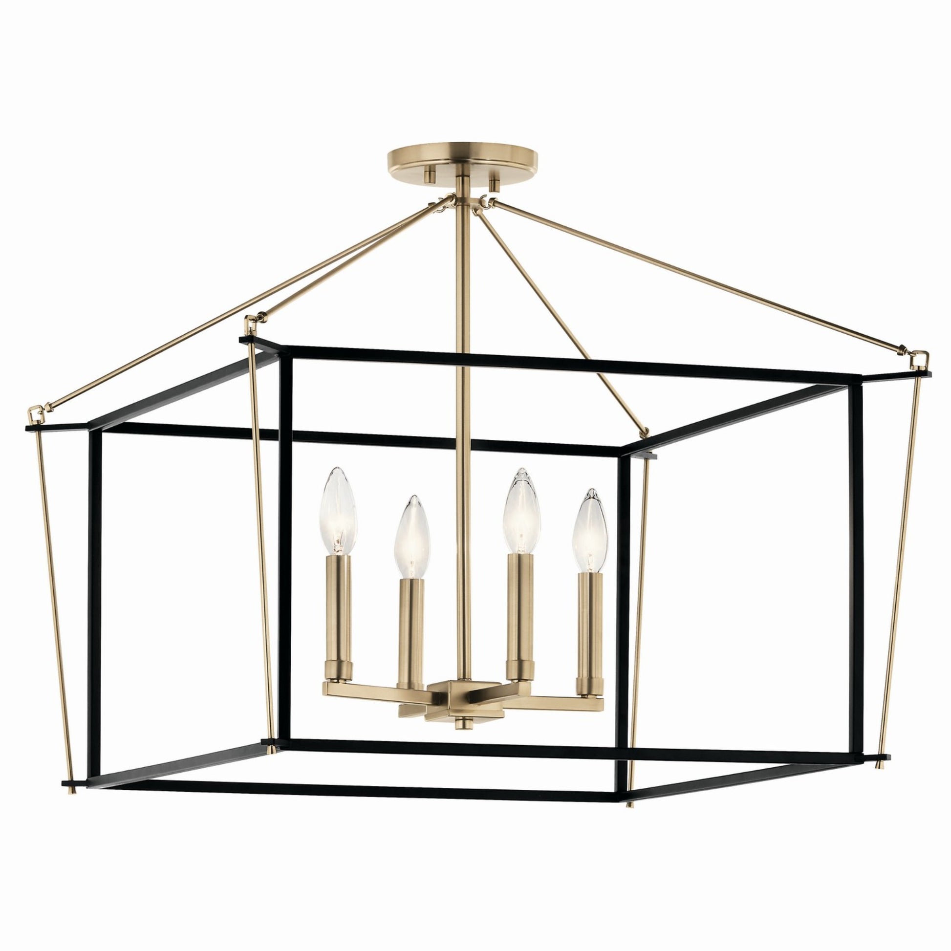 Eisley 4-Light Semi-Flush Mount Light - Bees Lighting