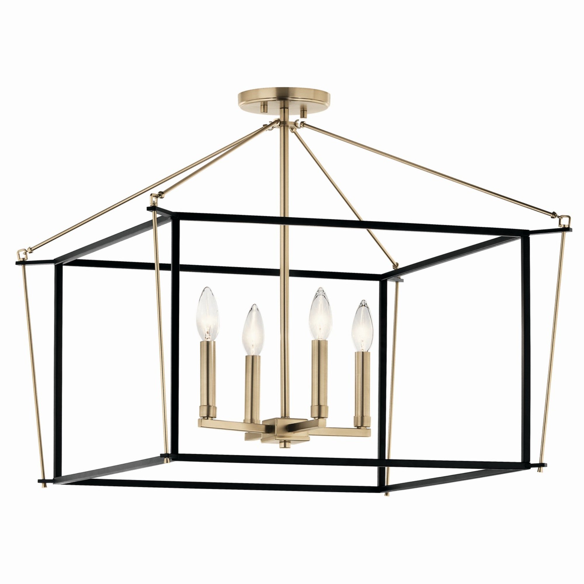 Eisley 4-Light Semi-Flush Mount Light - Bees Lighting
