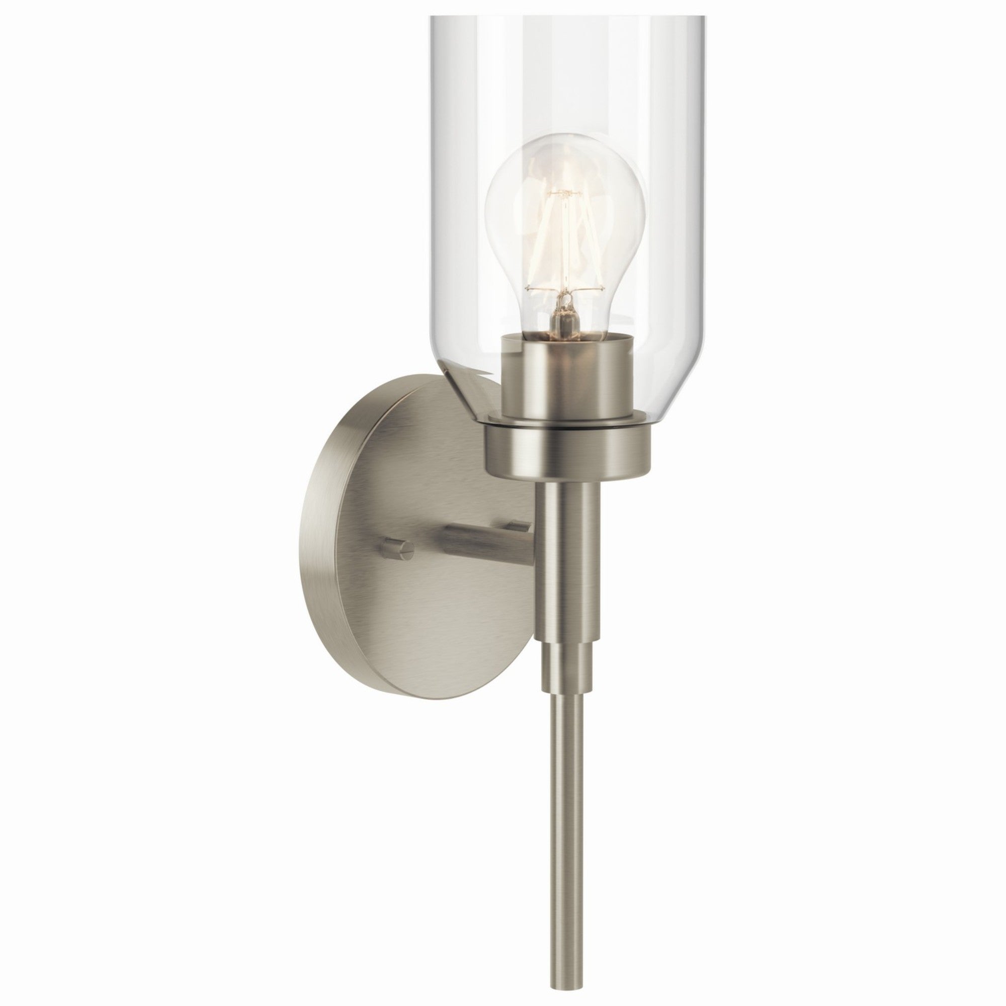Madden 5" Wall Sconce, Brushed Nickel Finish - Bees Lighting