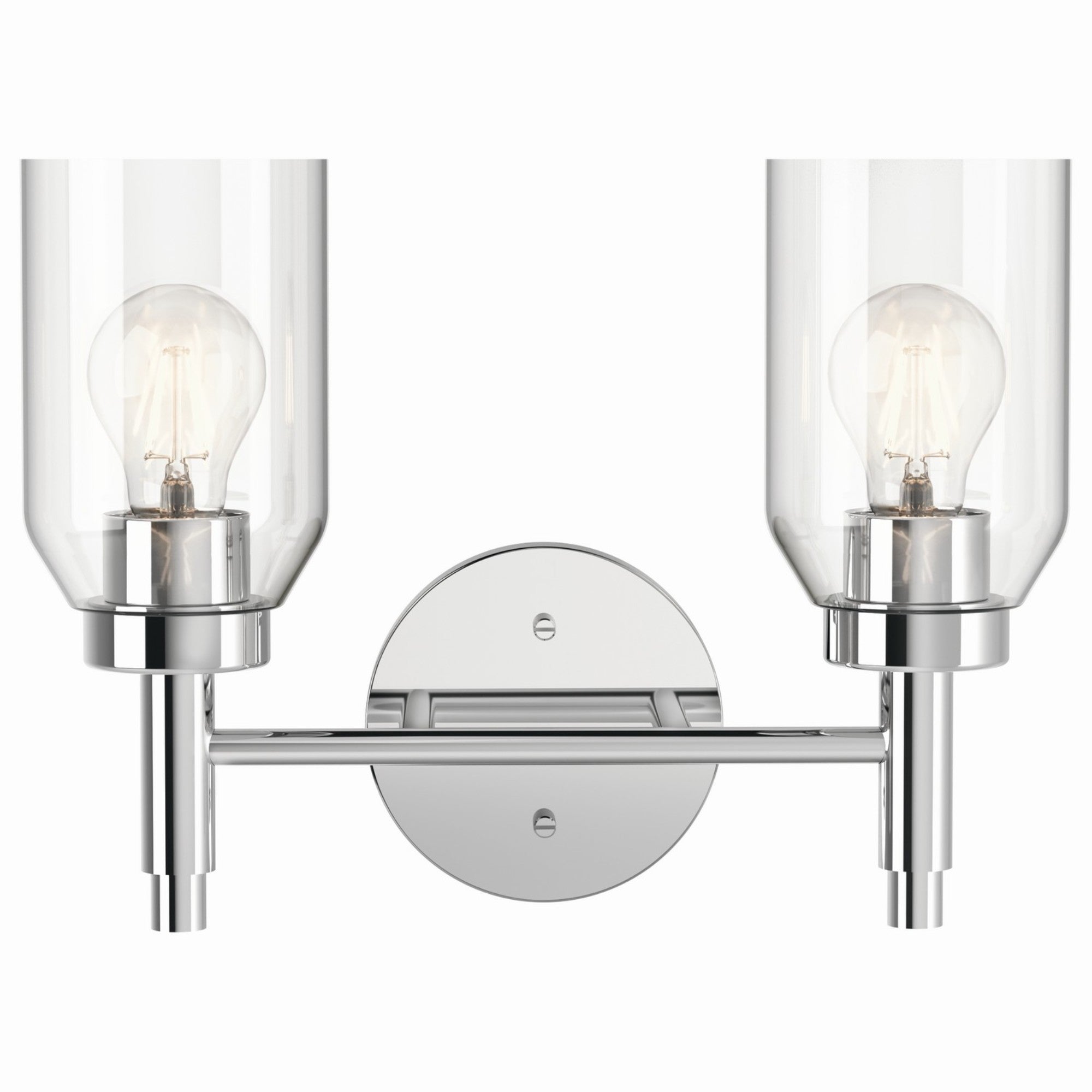Madden 14" 2-Light Vanity Light, Chrome Finish - Bees Lighting