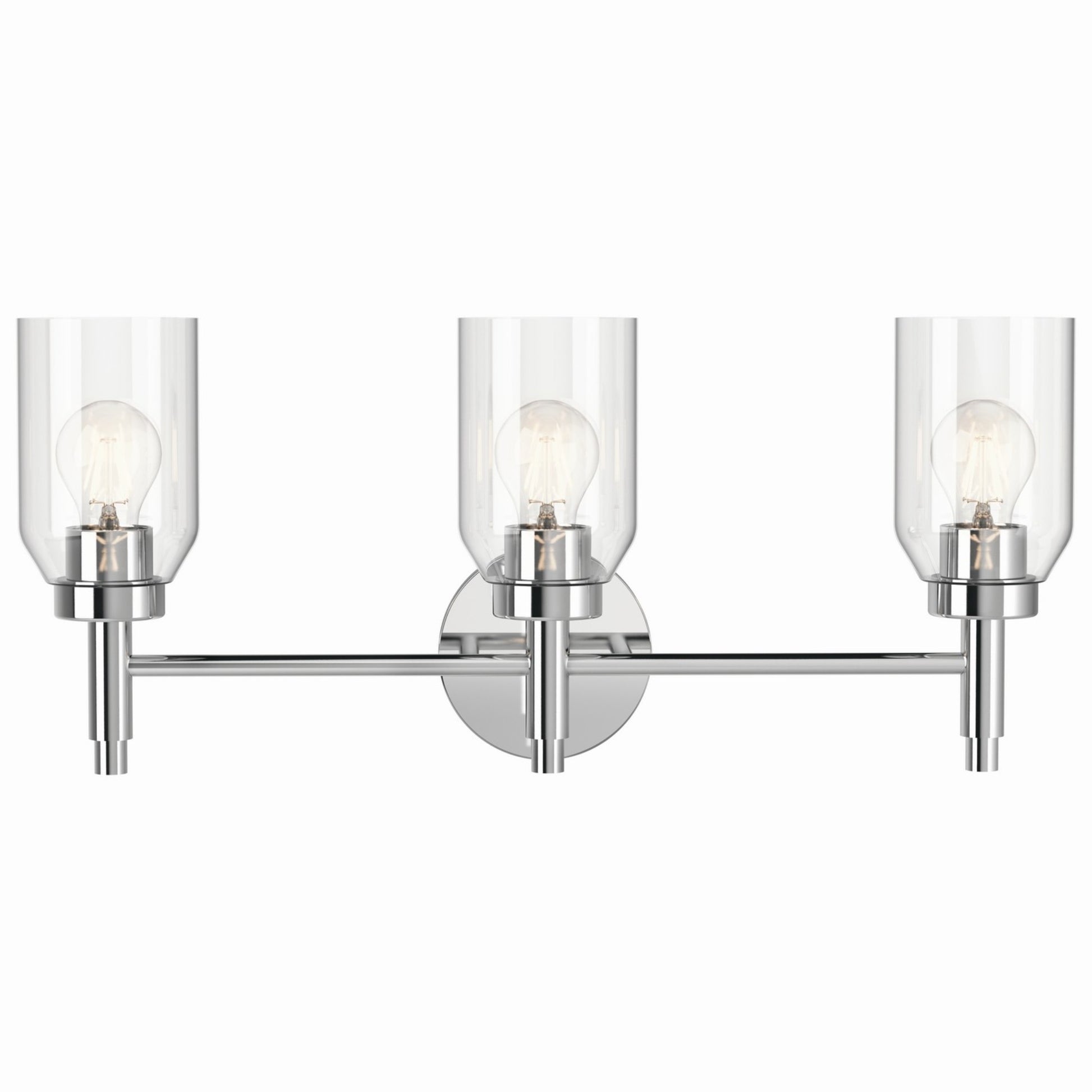 Madden 24" 3-Light Vanity Light, Chrome Finish - Bees Lighting