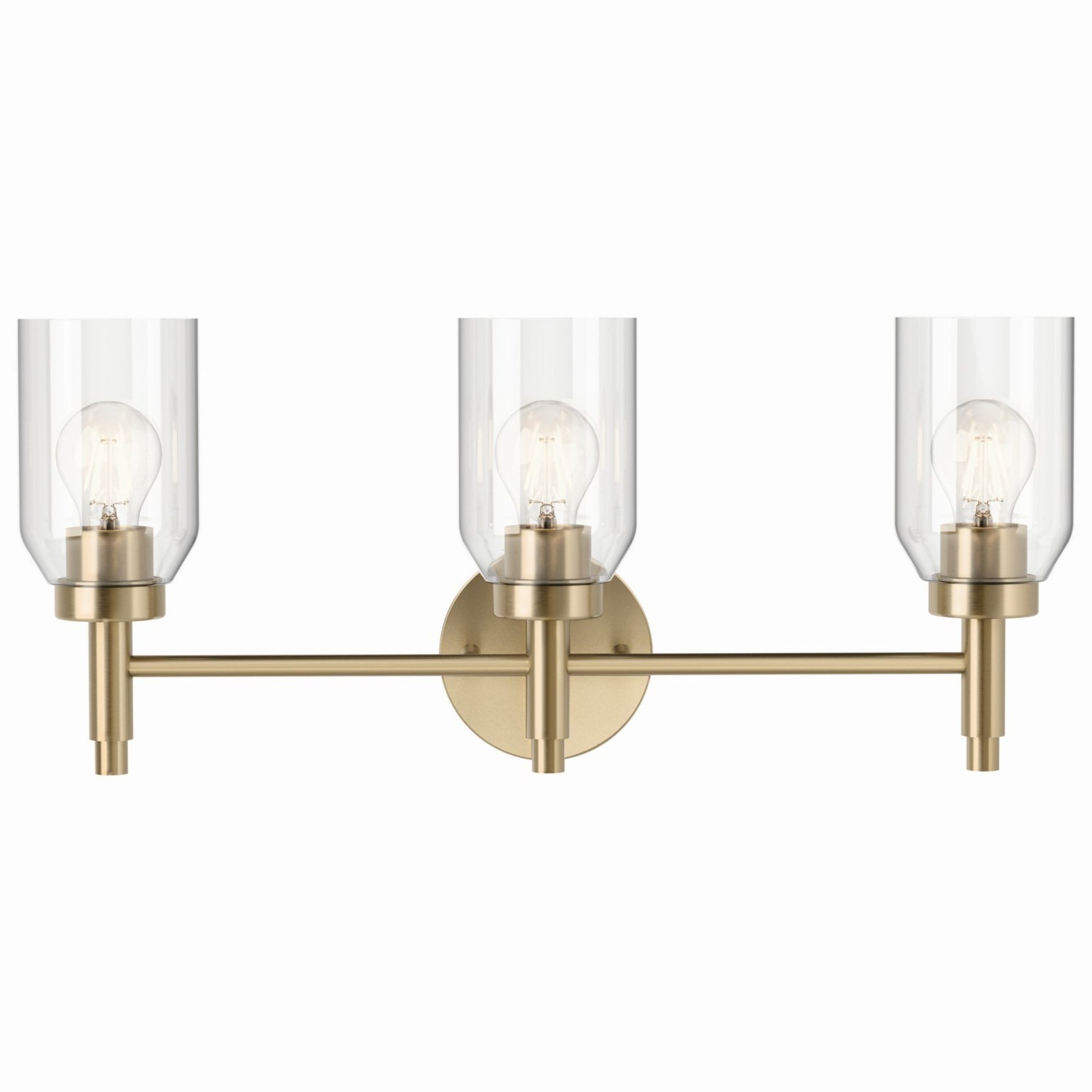 Madden 24" 3-Light Vanity Light, Champagne Bronze Finish - Bees Lighting