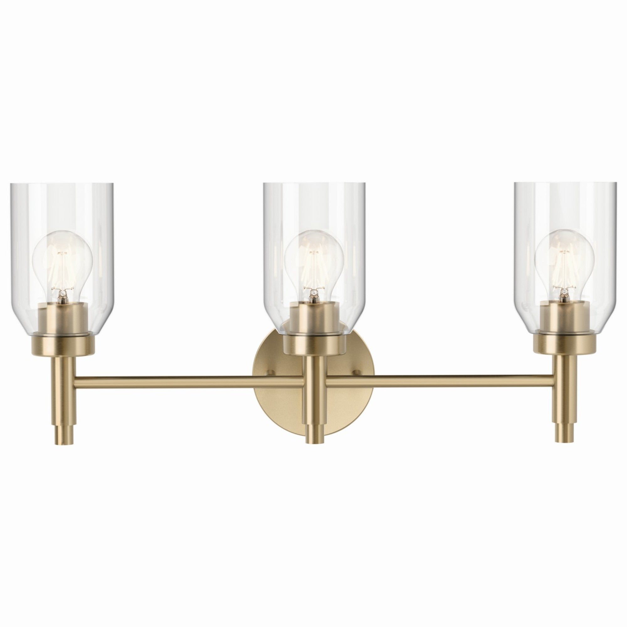 Madden 24" 3-Light Vanity Light, Champagne Bronze Finish - Bees Lighting