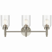 Madden 24" 3-Light Vanity Light, Brushed Nickel Finish - Bees Lighting