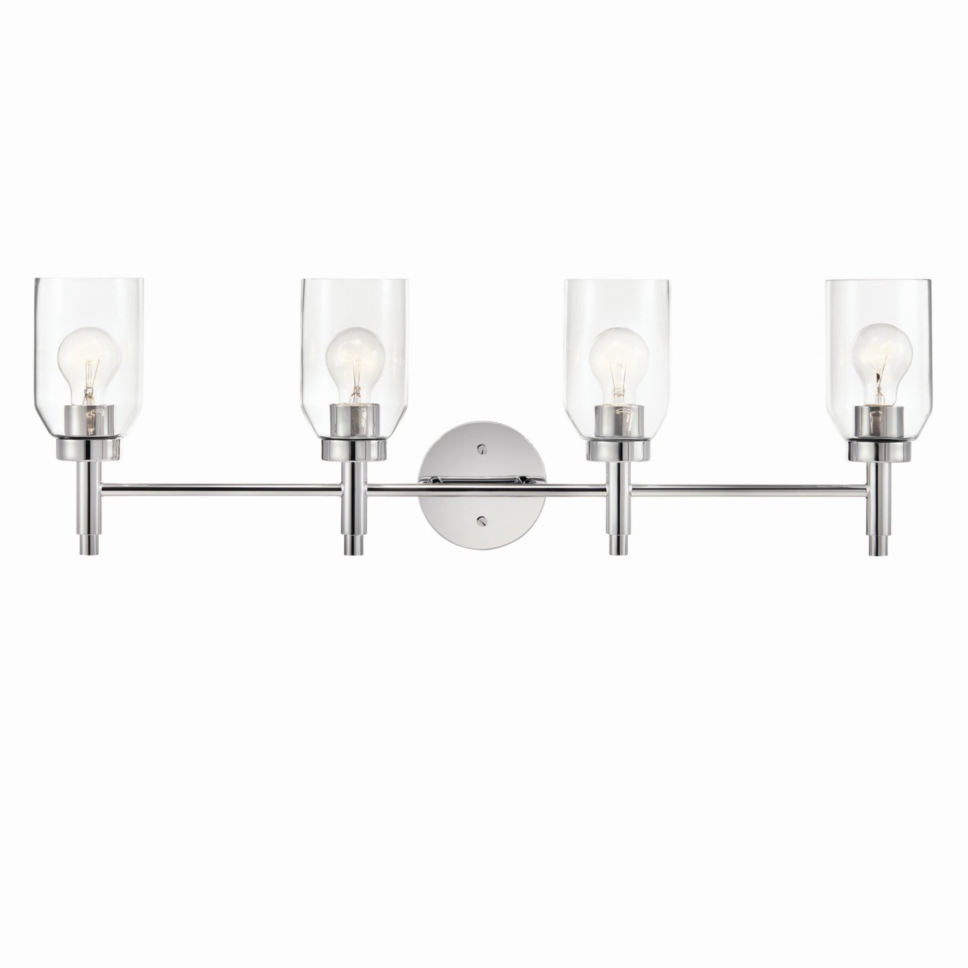 Madden 34" 4-Light Vanity Light, Chrome Finish - Bees Lighting