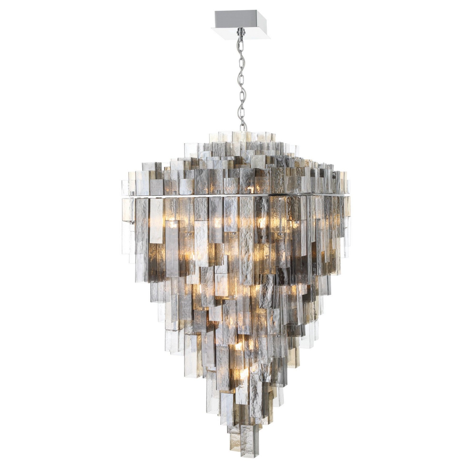 Altesa 46-Light 59" Grand Chandelier, Chrome Finish - Bees Lighting