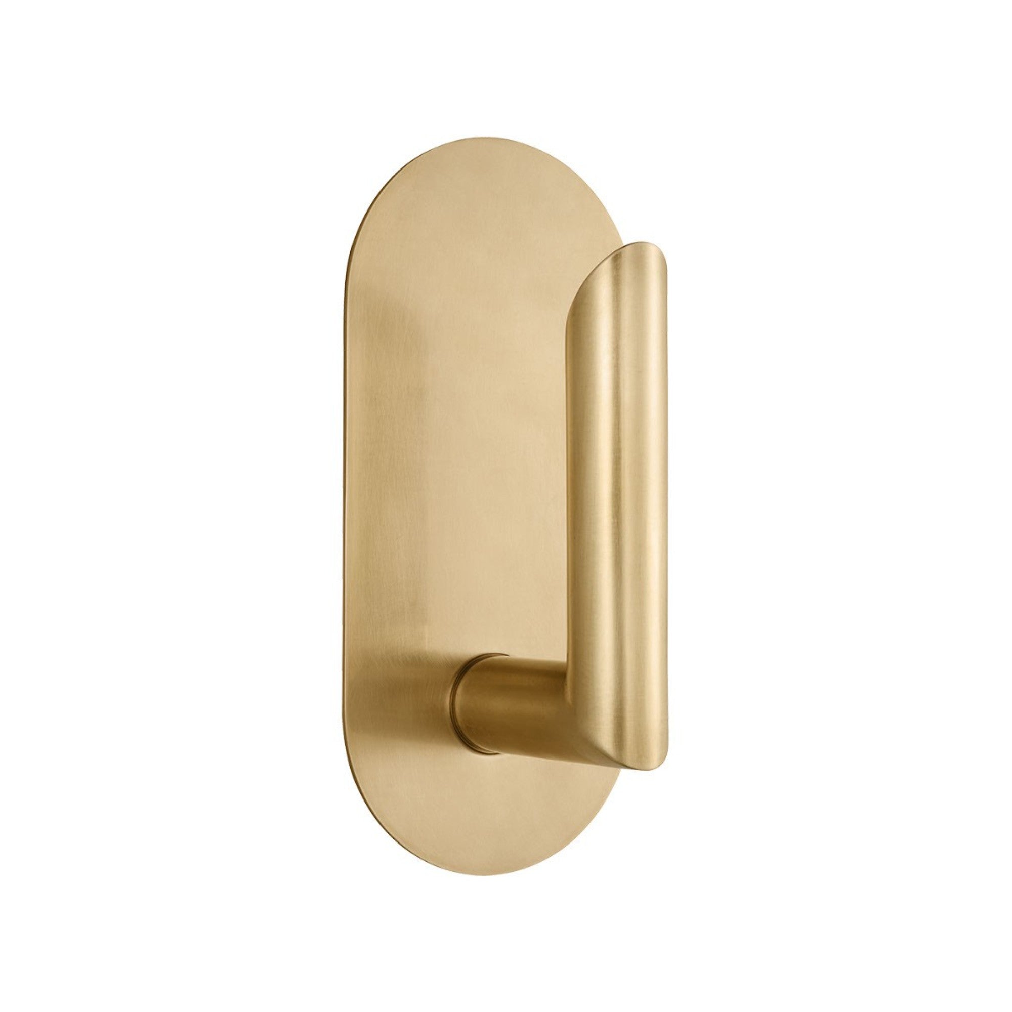 Fielle 8" LED Small Wall Sconce, 120-277V, Hand Rubbed Antique Brass Finish - Bees Lighting