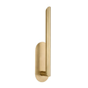 Fielle 21" LED Medium Wall Sconce, 120-277V, Hand Rubbed Antique Brass Finish - Bees Lighting