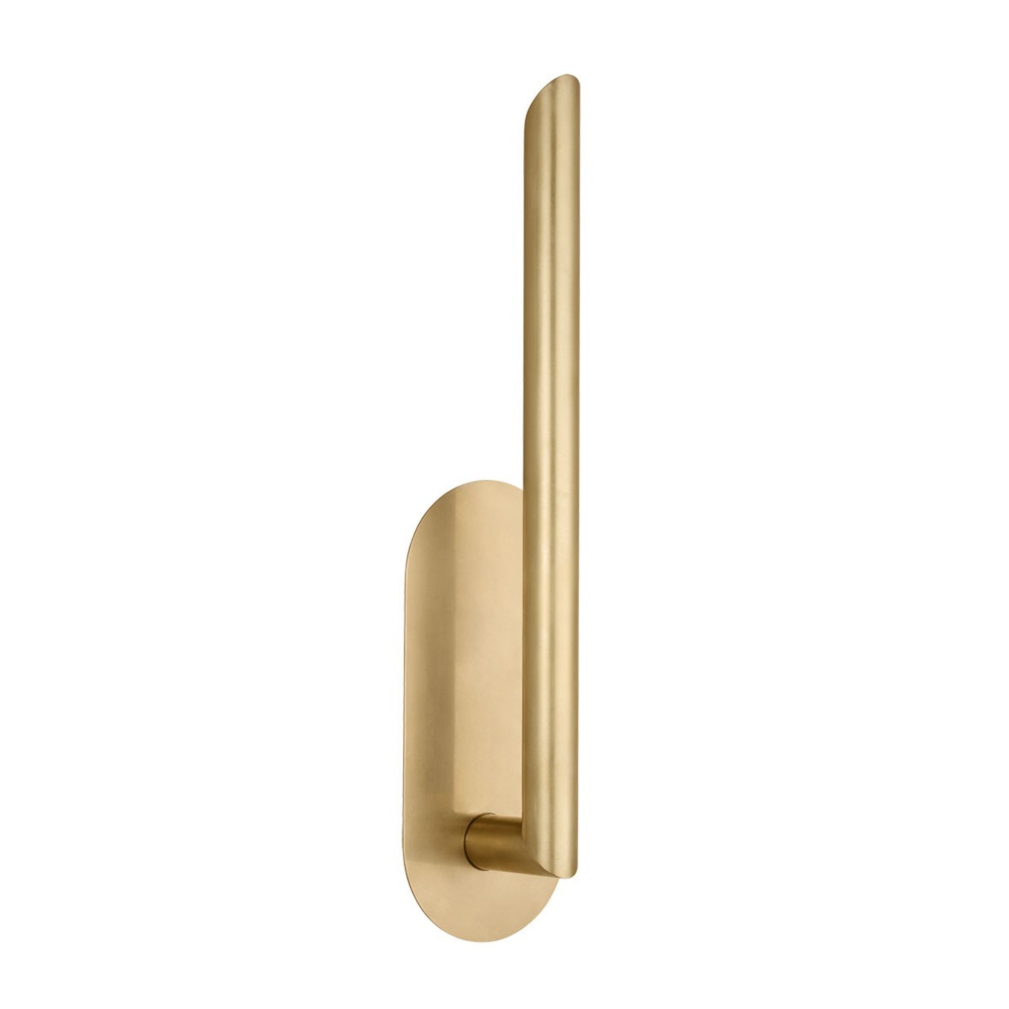 Fielle 21" LED Medium Wall Sconce, 120-277V, Hand Rubbed Antique Brass Finish - Bees Lighting