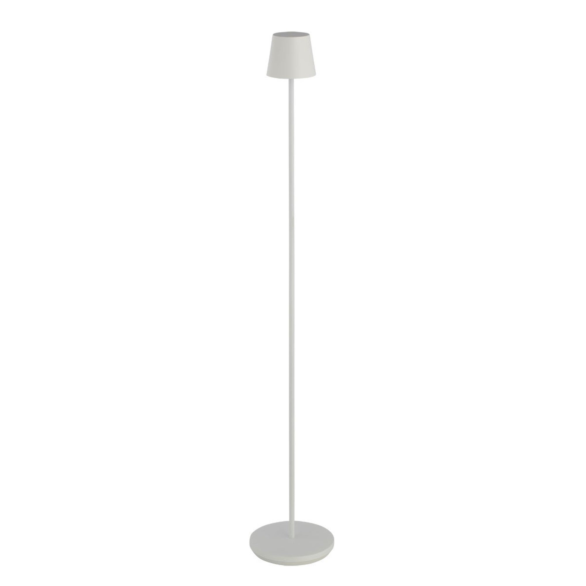 Nevis Rechargeable Floor Lamp, Matte White Finish - Bees Lighting