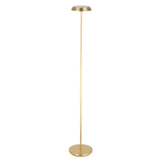 Tepa Medium Rechargeable Floor Lamp, 120-240V, Hand Rubbed Antique Brass Finish - Bees Lighting