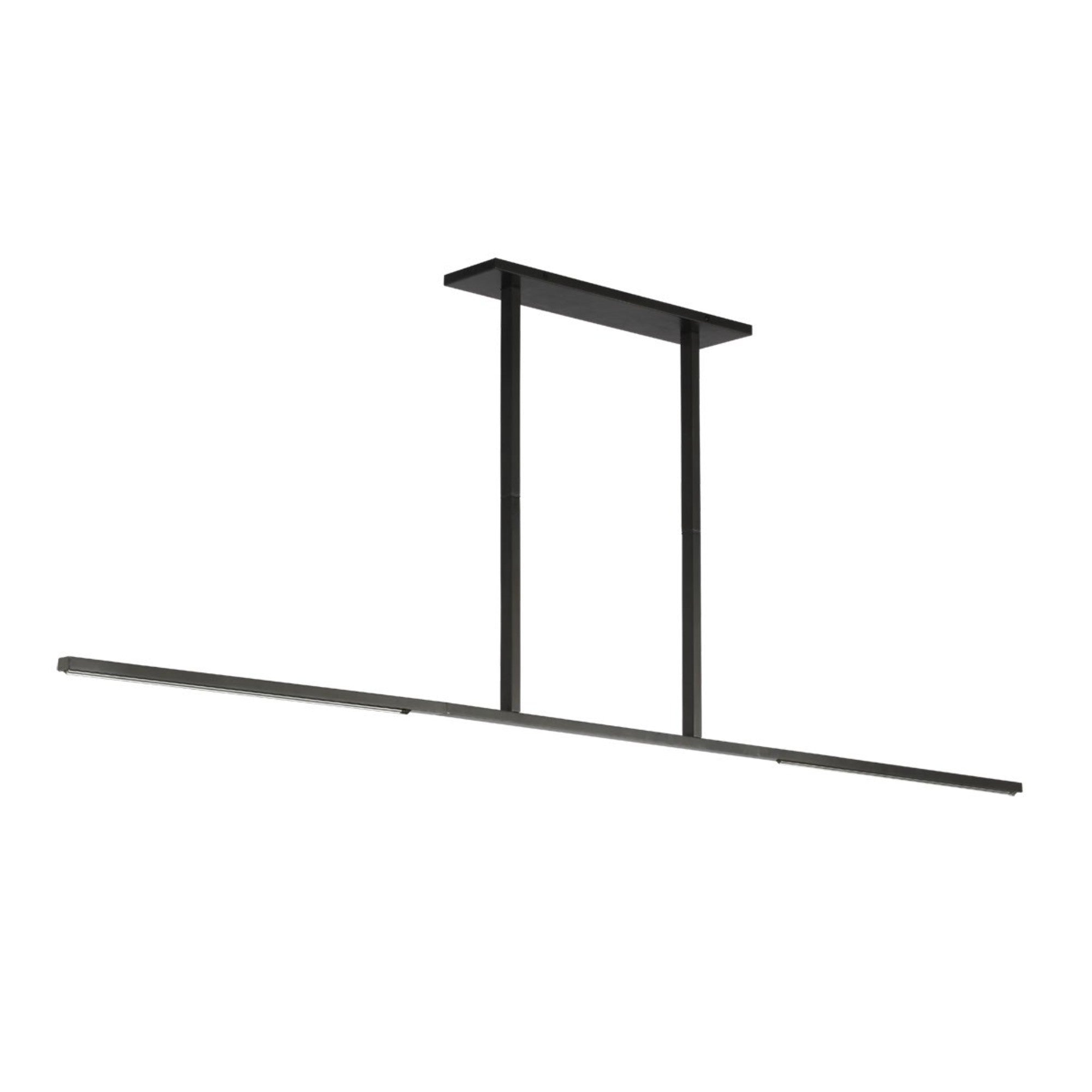 Cityscape 72" LED X-Large Linear Chandelier, 120-277V, Bronze Finish - Bees Lighting