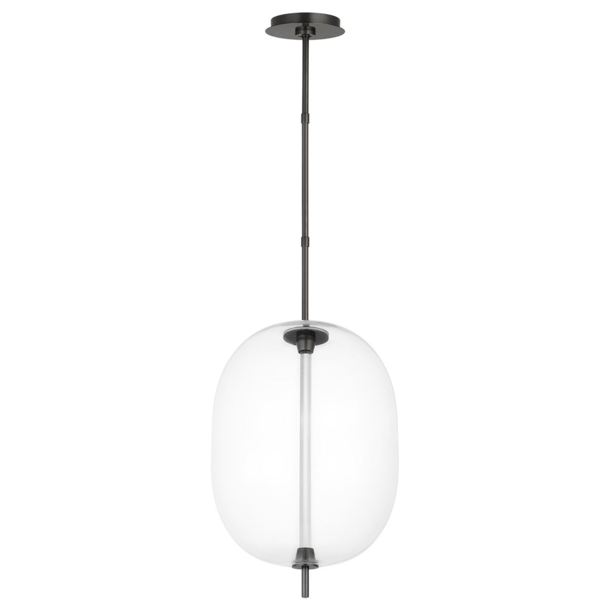 Heian 19" LED Pendant, 120-277V, Bronze Finish - Bees Lighting