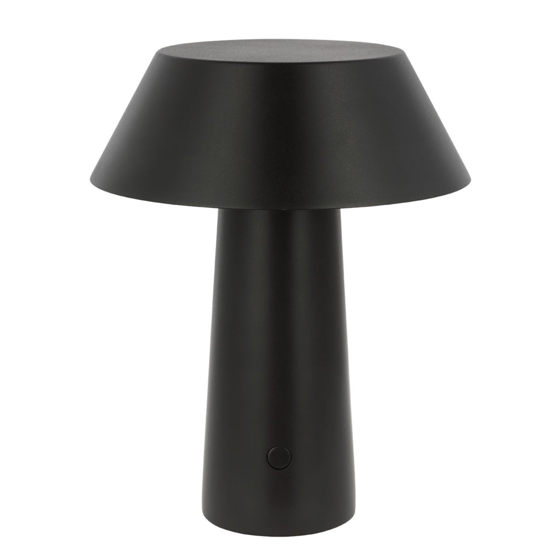 Sesa Short Accent Rechargeable Table Lamp, 120-240V, Black Finish - Bees Lighting