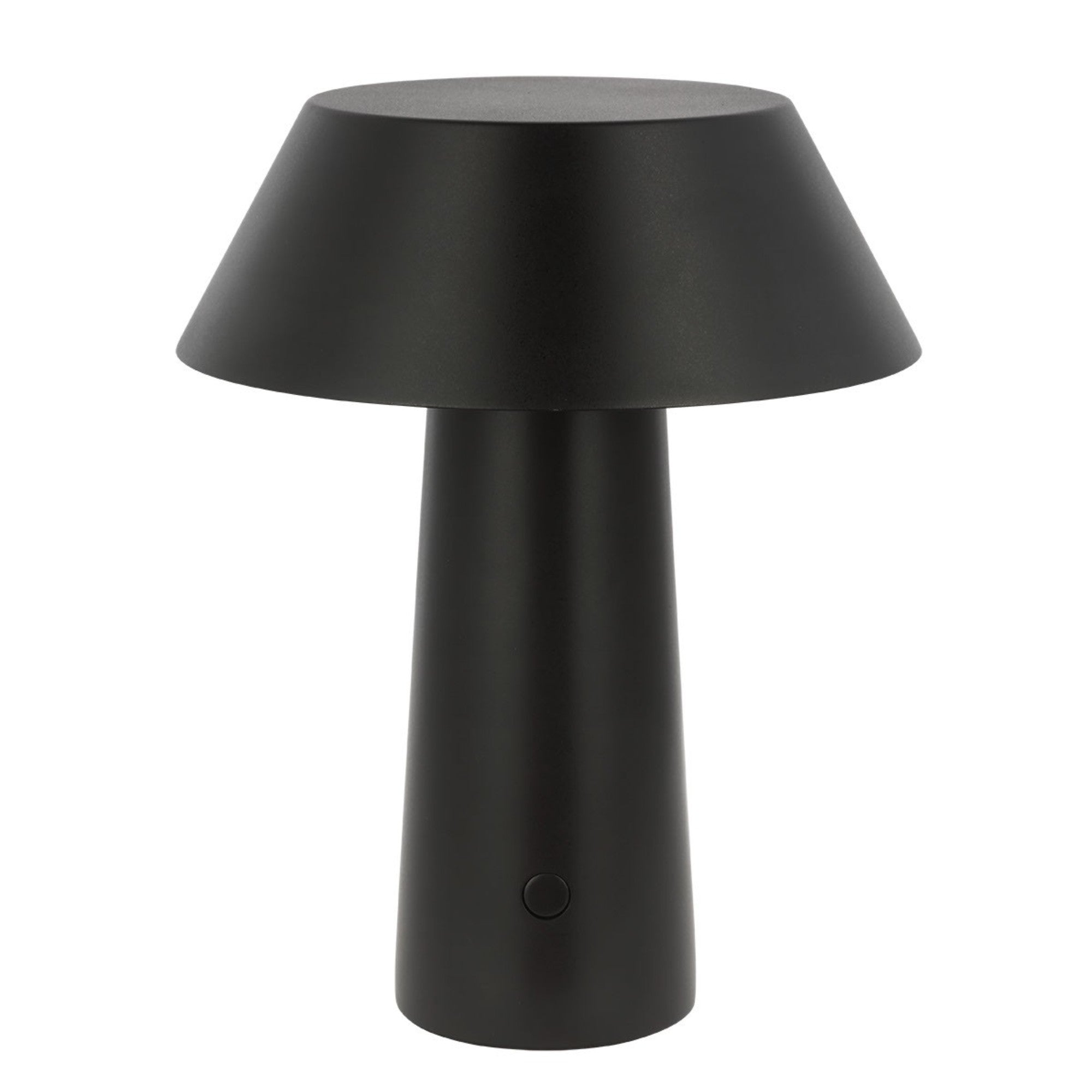 Sesa Short Accent Rechargeable Table Lamp, 120-240V, Black Finish - Bees Lighting