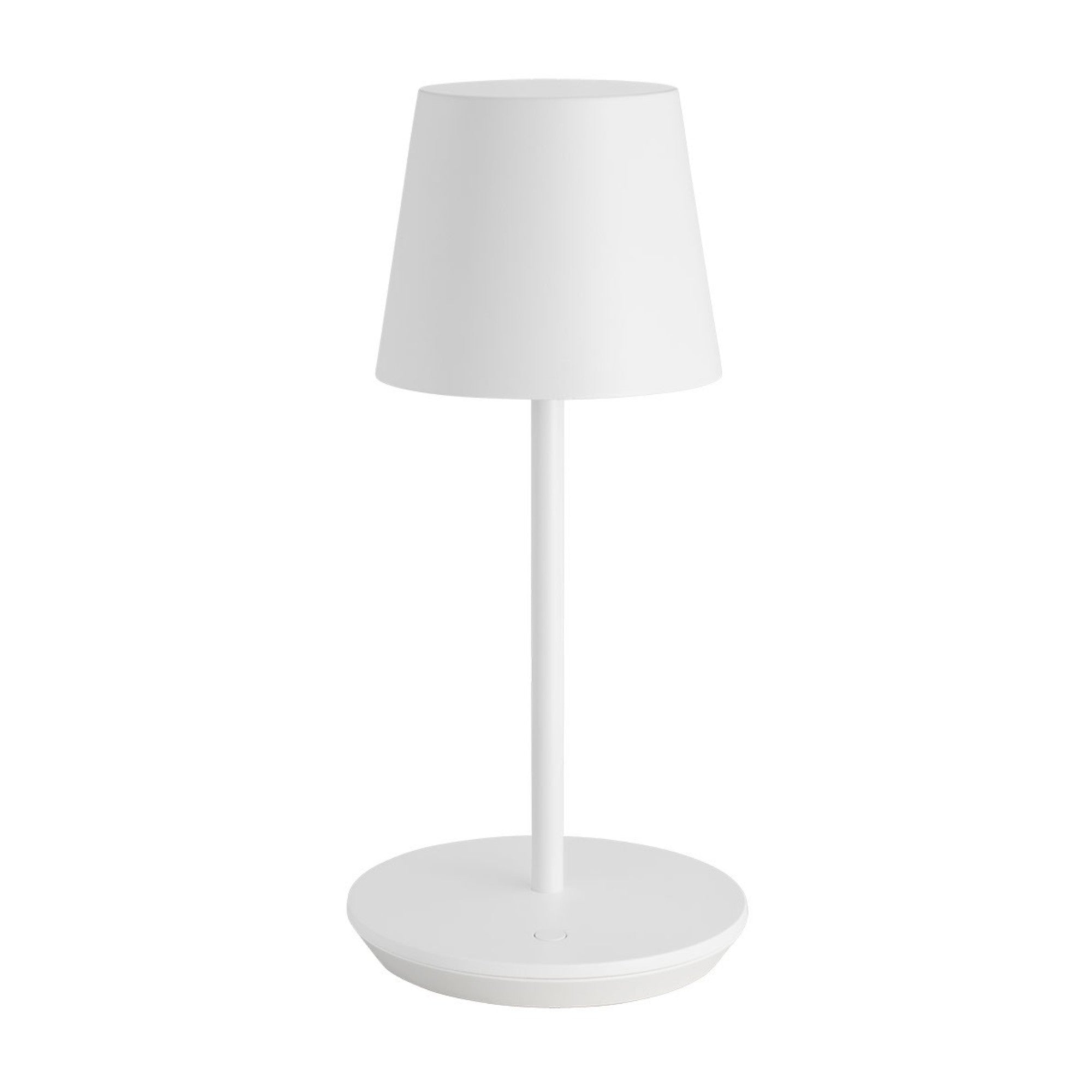 Nevis Short Accent Rechargeable Table Lamp, Matte White Finish - Bees Lighting