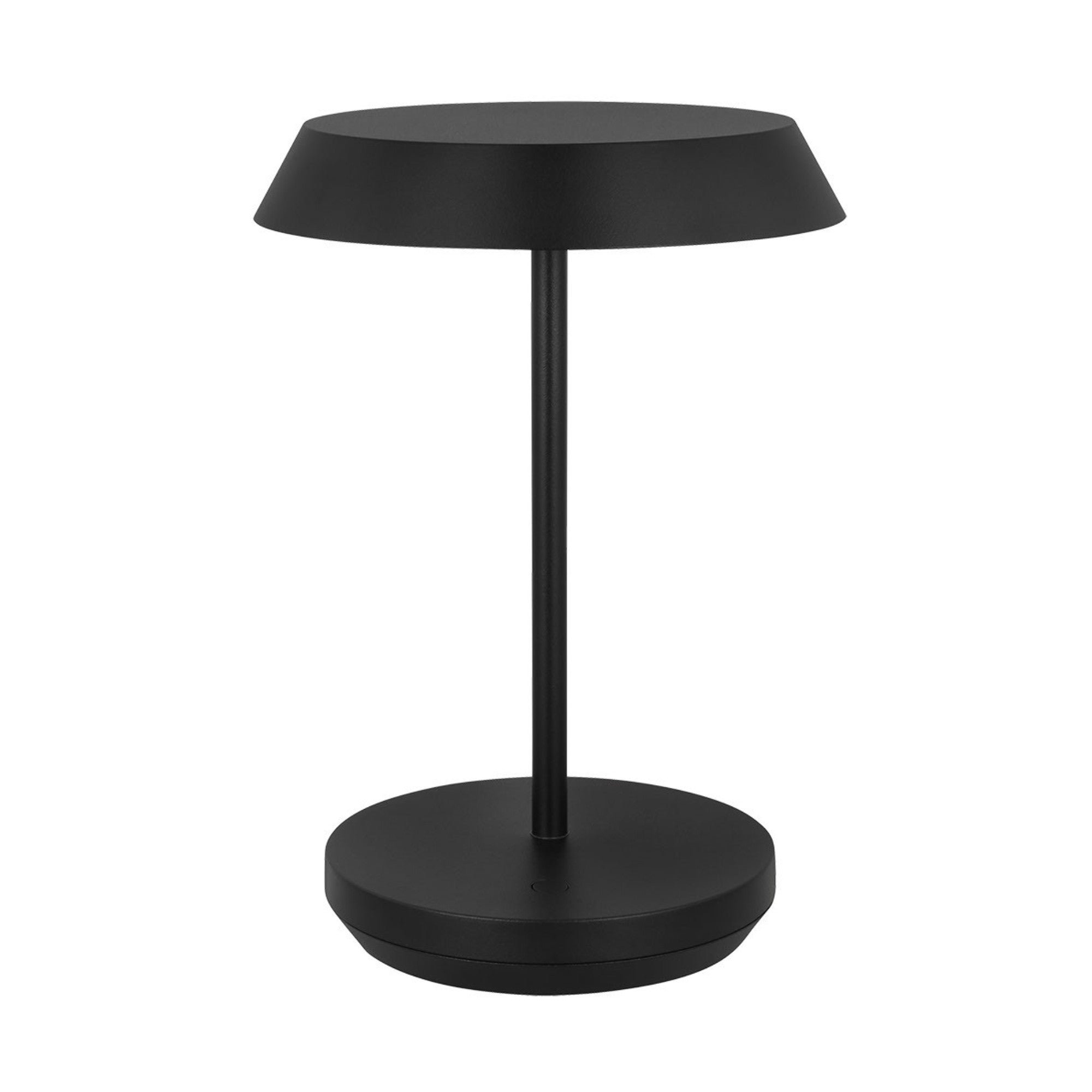 Tepa Short Accent Rechargeable Table Lamp, 120-240V, Black Finish - Bees Lighting