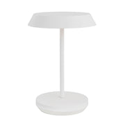 Tepa Short Accent Rechargeable Table Lamp, 120-240V, Matte White Finish - Bees Lighting