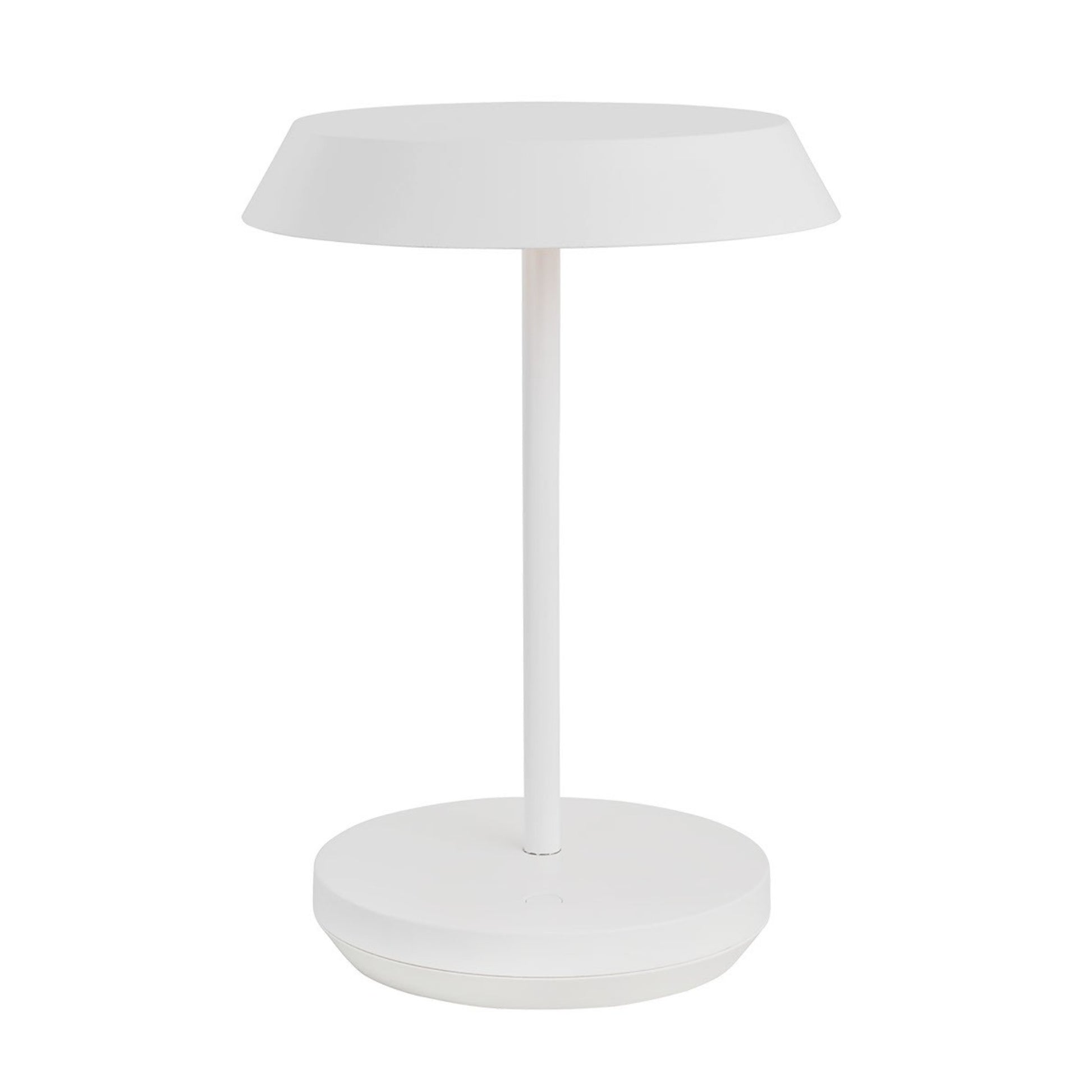 Tepa Short Accent Rechargeable Table Lamp, 120-240V, Matte White Finish - Bees Lighting