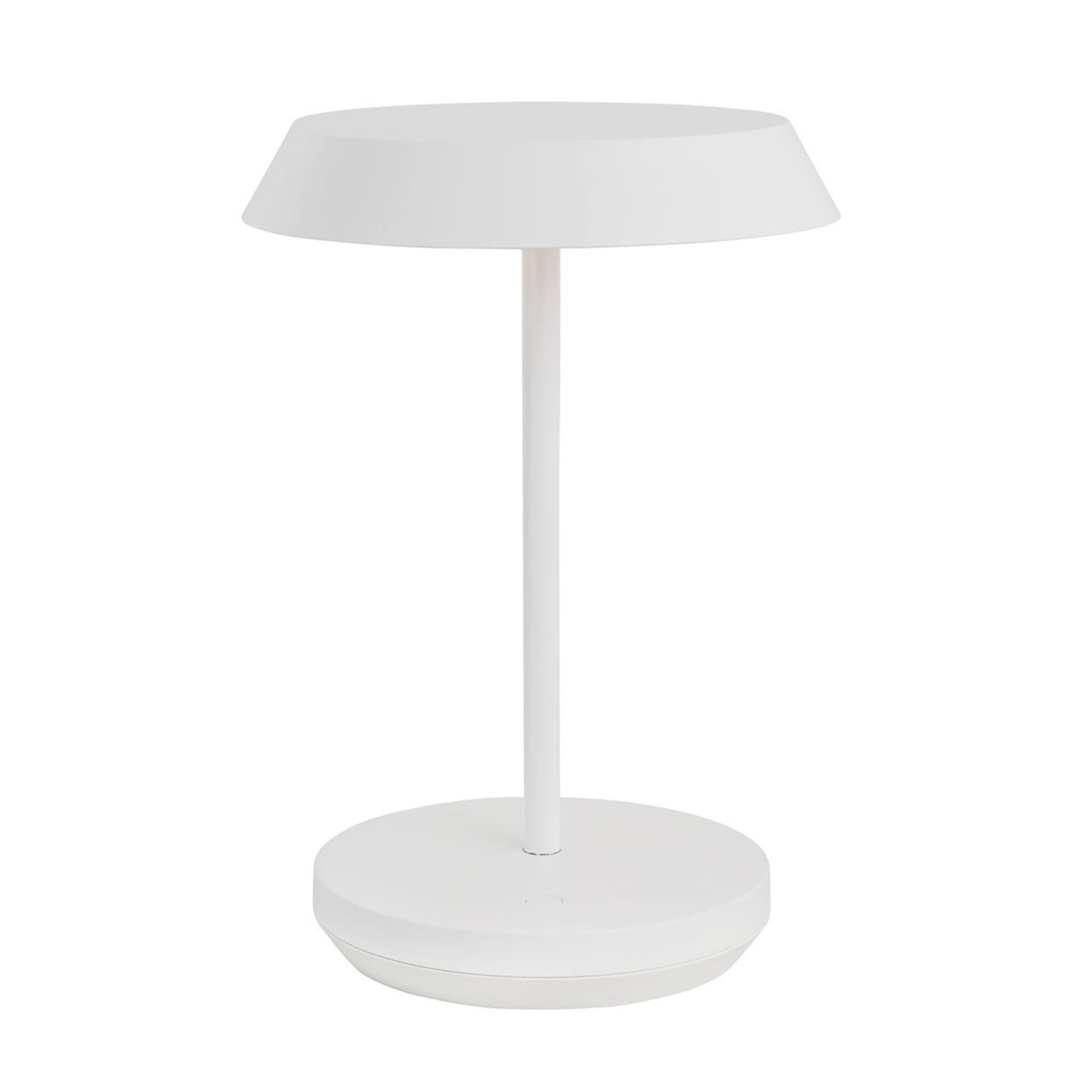 Tepa Short Accent Rechargeable Table Lamp, 120-240V, Matte White Finish - Bees Lighting