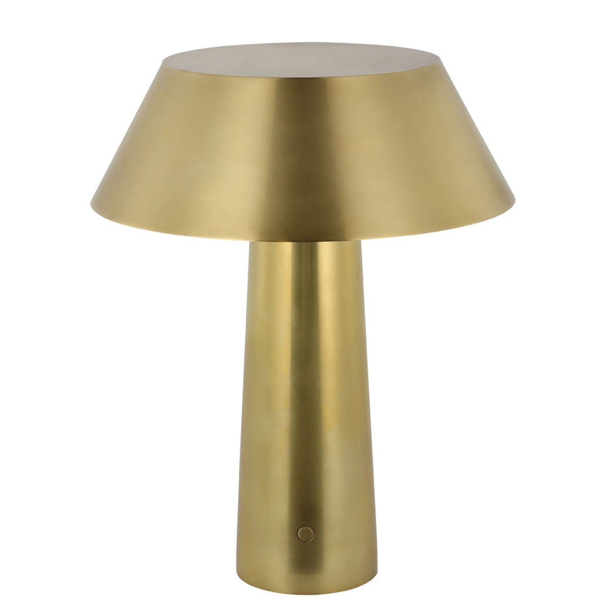 Sesa Accent Rechargeable Table Lamp, 120-240V, Hand Rubbed Antique Brass Finish - Bees Lighting