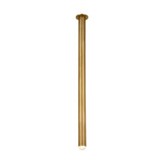 Ebell 48" LED X-Grand Flush Mount, 120-277V, Natural Brass Finish - Bees Lighting