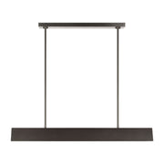 Pench 42" Medium Linear Chandelier, Dark Bronze Finish - Bees Lighting