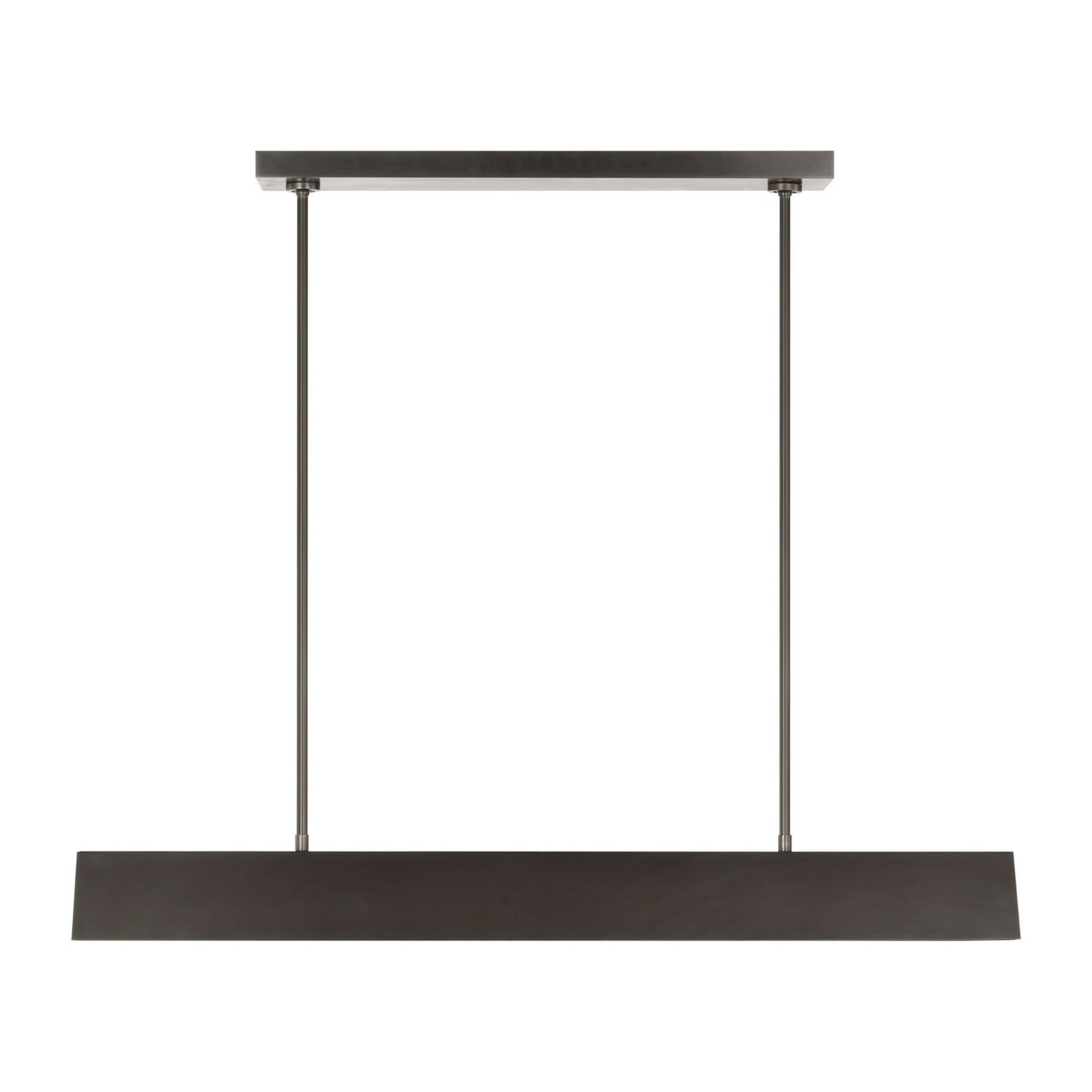 Pench 42" Medium Linear Chandelier, Dark Bronze Finish - Bees Lighting