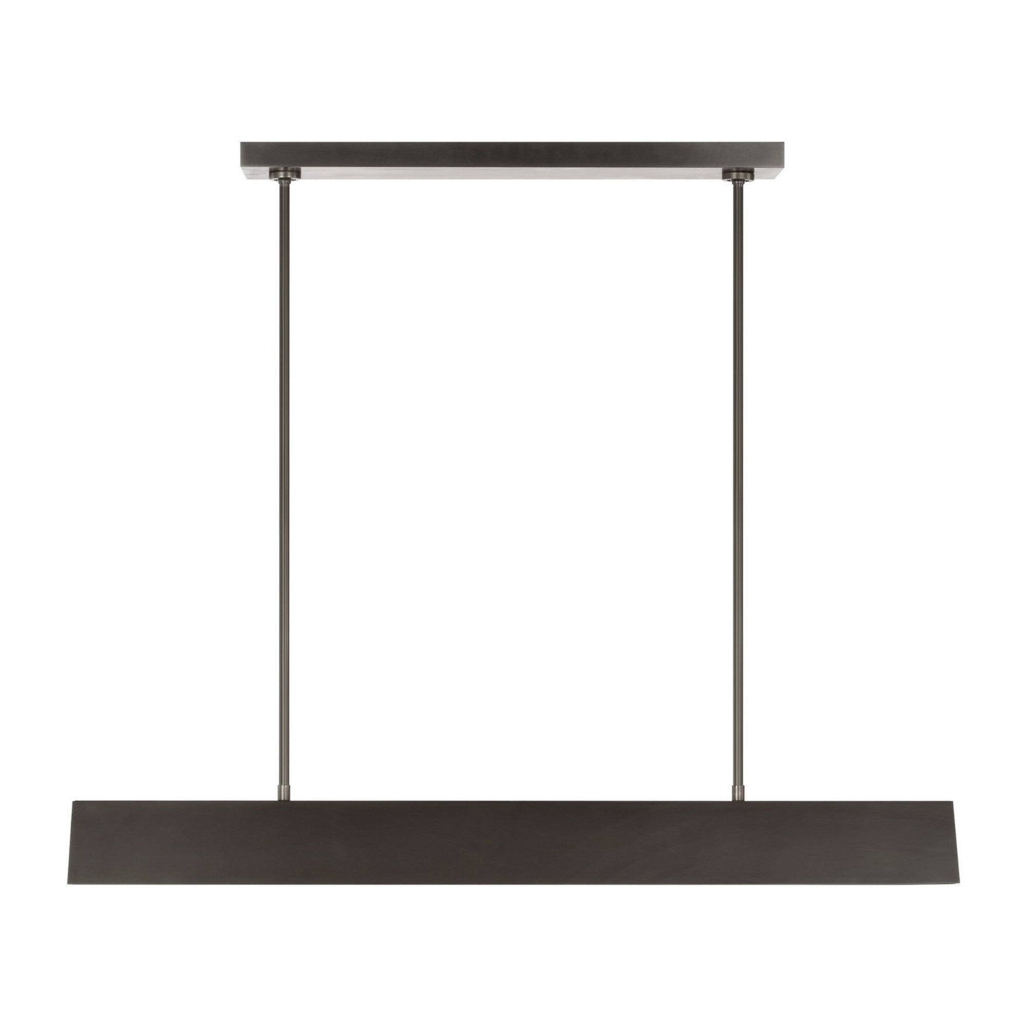 Pench 42" Medium Linear Chandelier, Dark Bronze Finish - Bees Lighting