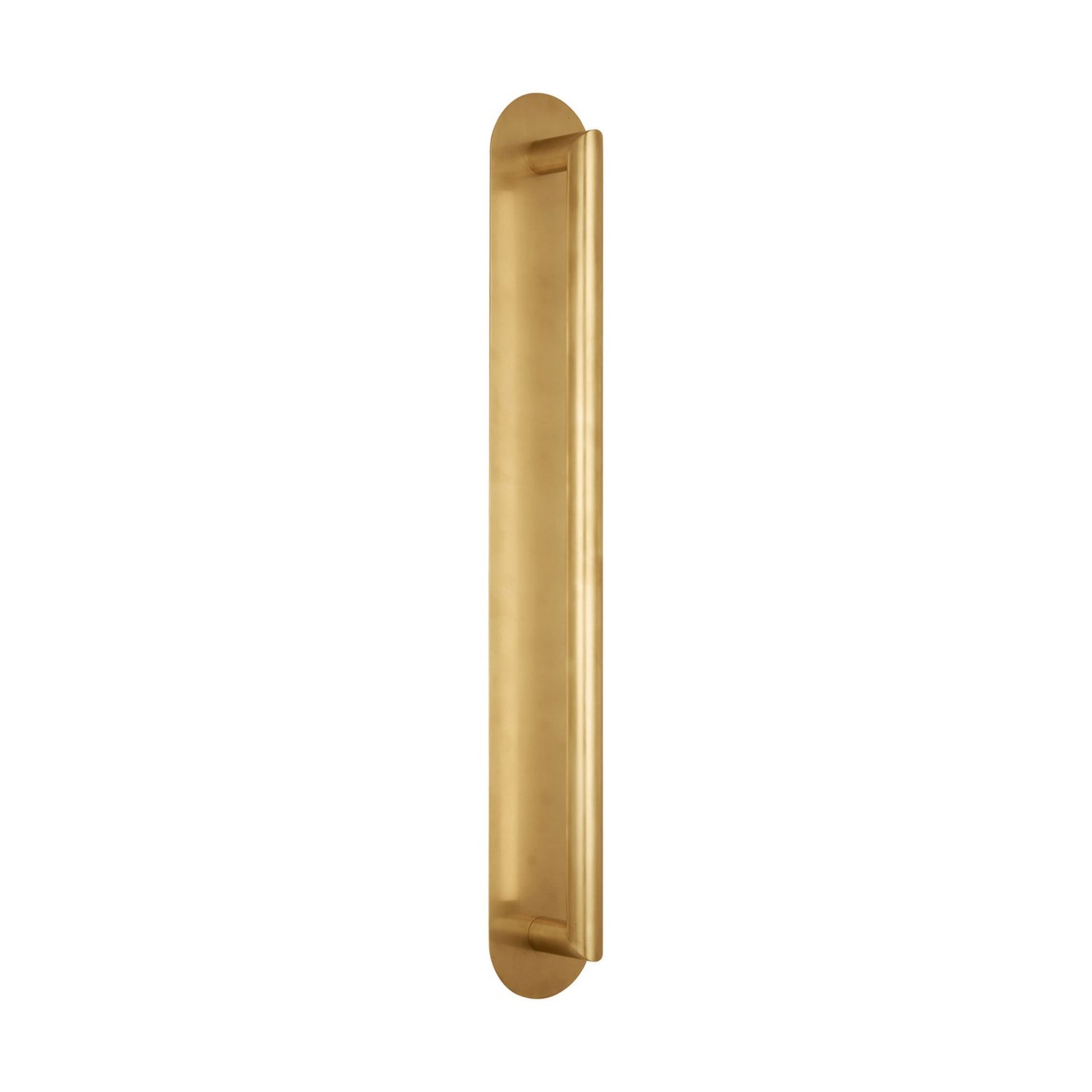 Fielle 23" LED Large Wall Sconce, 120-277V, Natural Brass Finish - Bees Lighting