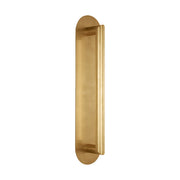 Fielle 35" LED X-Large Wall Sconce, 120-277V, Natural Brass Finish - Bees Lighting