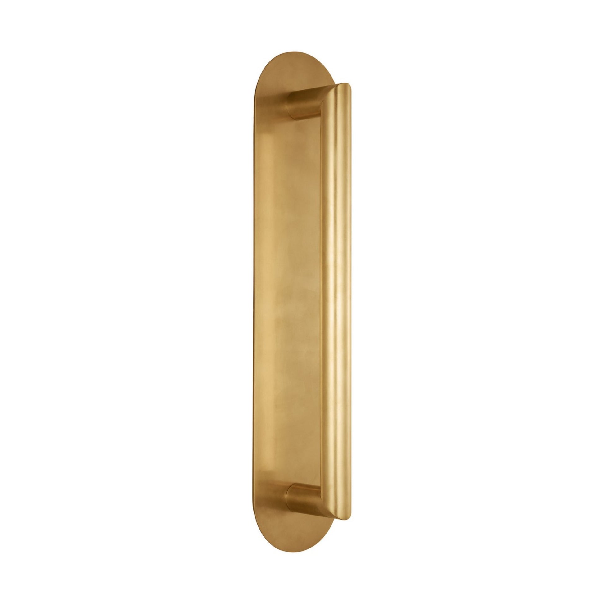 Fielle 35" LED X-Large Wall Sconce, 120-277V, Natural Brass Finish - Bees Lighting