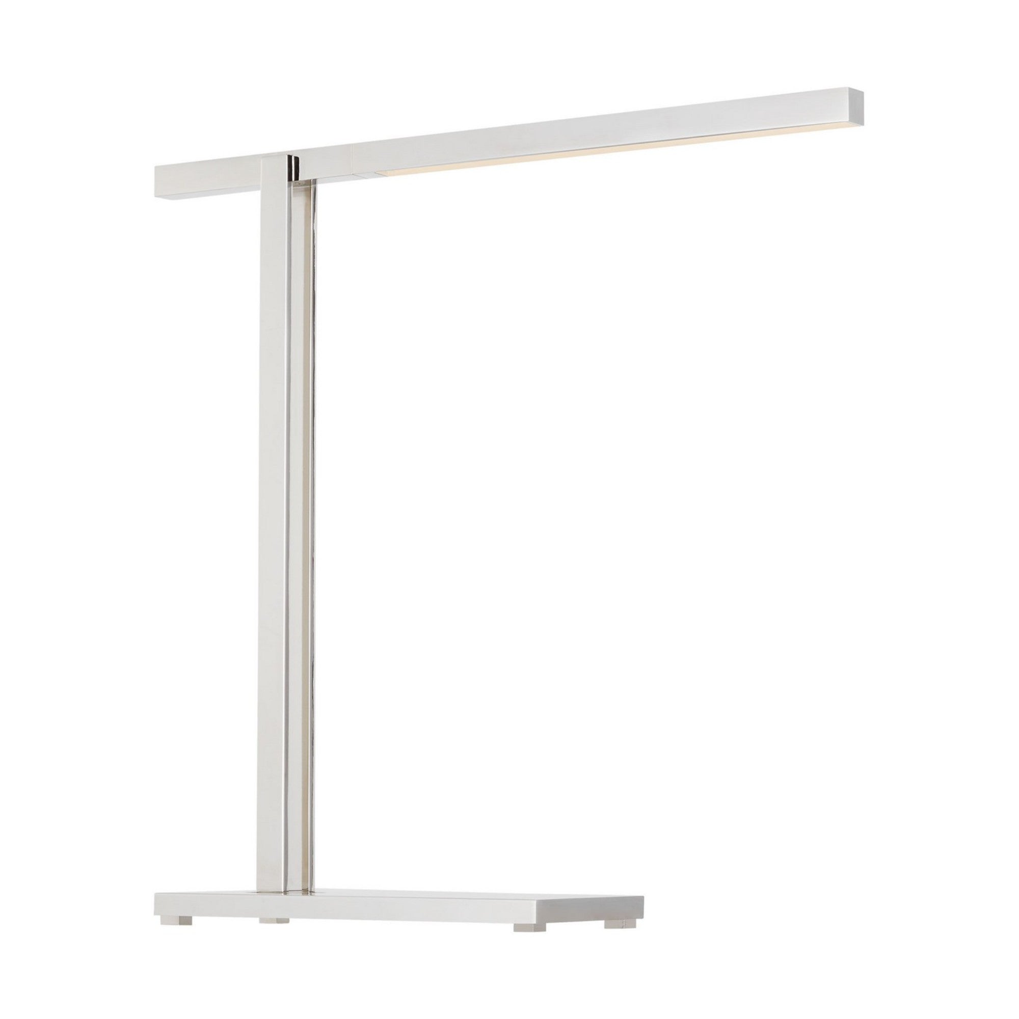 Stagger LED Table Lamp, Polished Nickel Finish - Bees Lighting
