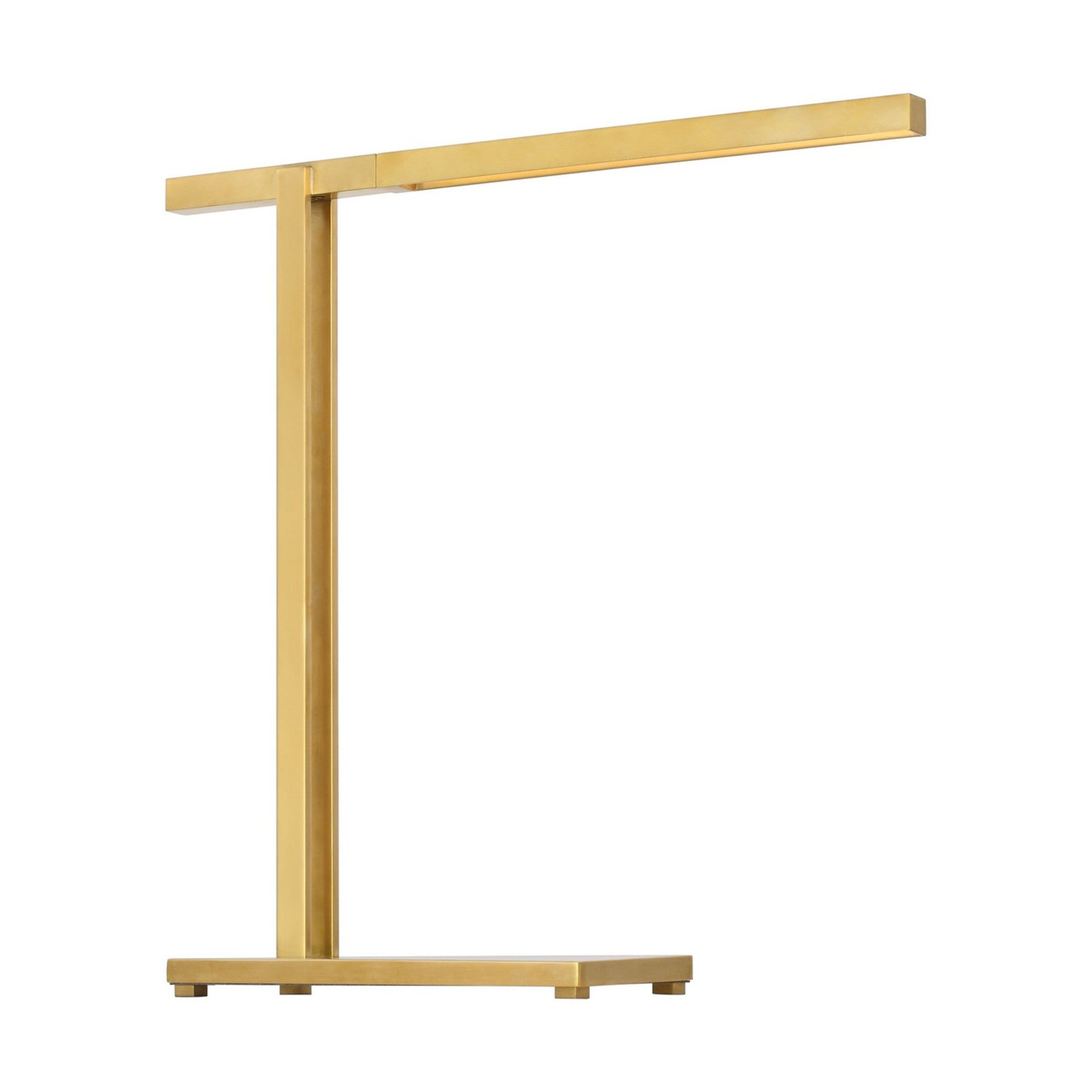 Stagger LED Table Lamp, Natural Brass Finish - Bees Lighting