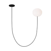Helium 20" Medium 1-Light LED Chandelier, 120-277V, Matte Black Finish - Bees Lighting