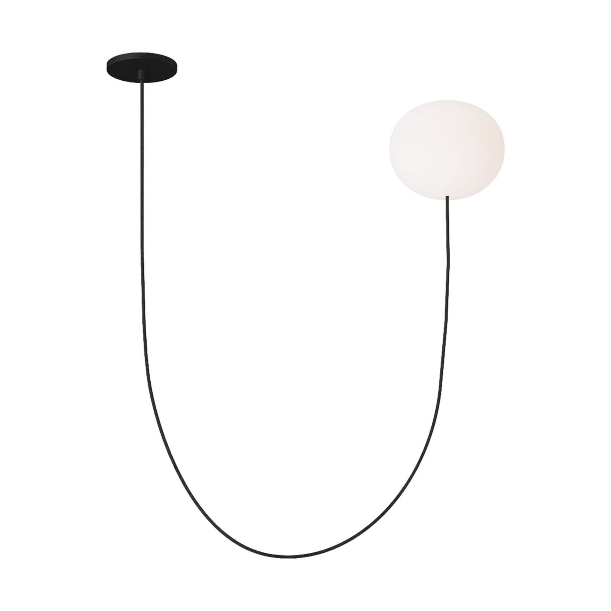 Helium 20" Medium 1-Light LED Chandelier, 120-277V, Matte Black Finish - Bees Lighting
