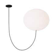 Helium 32" X-Large 1-Light LED Chandelier, 120-277V, Matte Black Finish - Bees Lighting