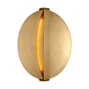 Cymbal 21" Wall Sconce, 120-277V, Natural Brass Finish - Bees Lighting