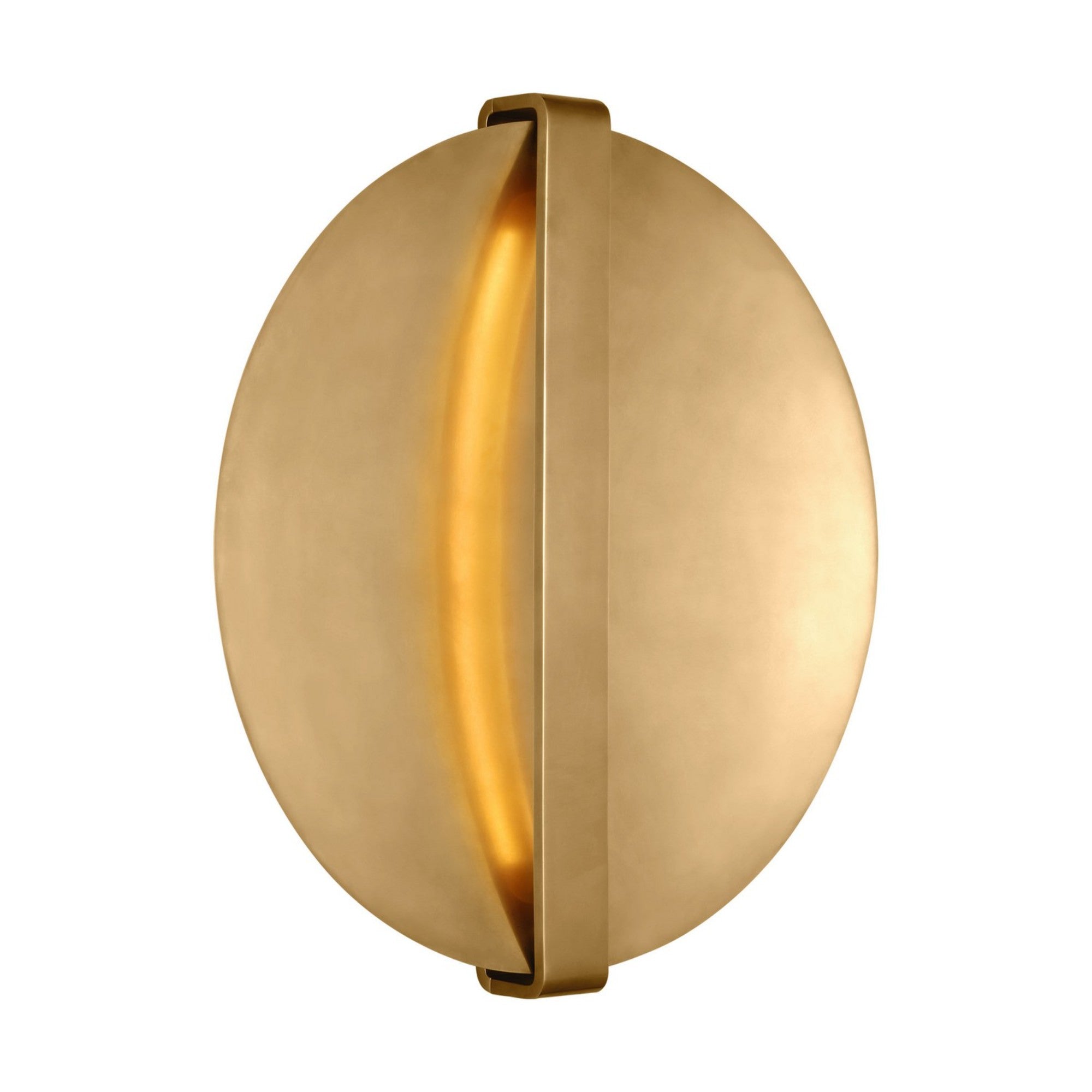 Cymbal 21" Wall Sconce, 120-277V, Natural Brass Finish - Bees Lighting