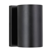 Pressa 5" LED Round Small Wall Light, 120-277V, Black Finish - Bees Lighting