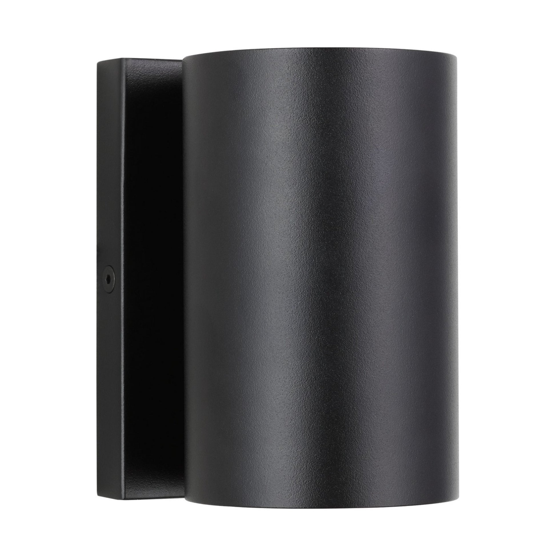 Pressa 5" LED Round Small Wall Light, 120-277V, Black Finish - Bees Lighting