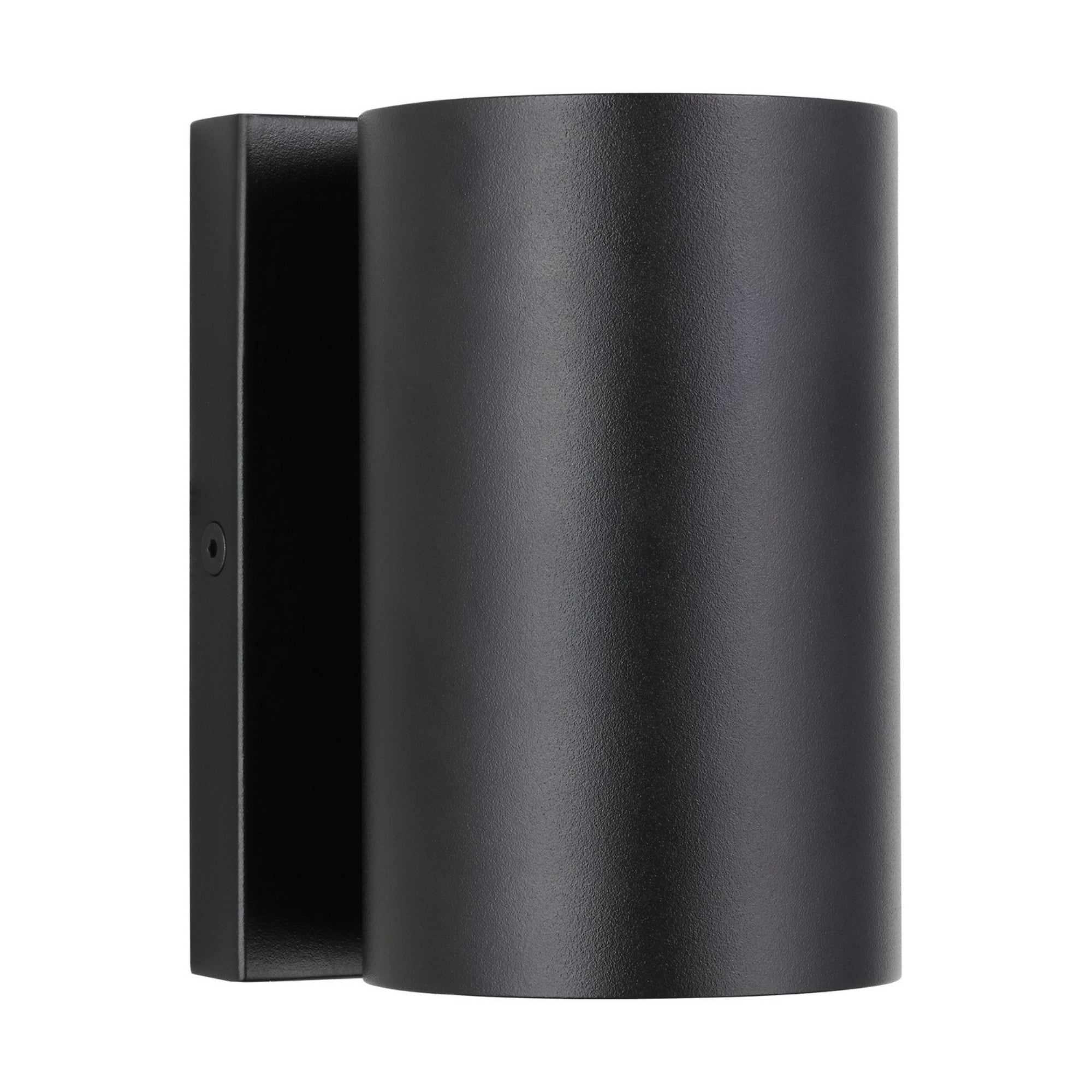 Pressa 5" LED Round Small Wall Light, 120-277V, Black Finish - Bees Lighting
